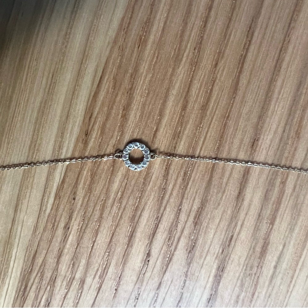14 K gold dainty bracelet